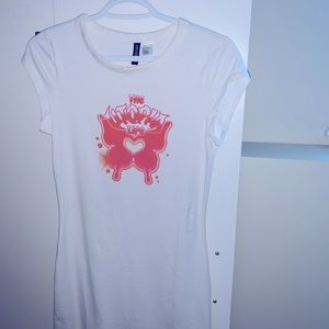 H&M short white dress. Still brand new. Good quality and perfect for summer!